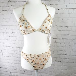 NWT Antonio Melani Retro Pattern Bikini